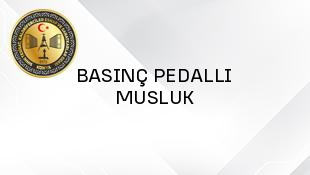 BASINÇ PEDALLI MUSLUK